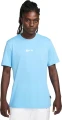 Футболка Nike M TEE AIR голубая FQ3789-412