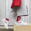 Кроссовки женские Nike AIR FORCE 1 '07 бело-красные DZ2784-101