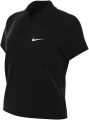 Поло жіноче Nike W NSW ESSNTL SS POLO CRP TOP чорне DV7884-010