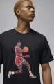 Футболка Nike M J FLT ESS GFX SS CREW черная FN6000-010