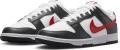 Кросівки Nike DUNK LOW RETRO біло-чорно-червоні FB3354-001