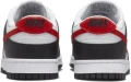 Кросівки Nike DUNK LOW RETRO біло-чорно-червоні FB3354-001