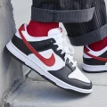 Кросівки Nike DUNK LOW RETRO біло-чорно-червоні FB3354-001