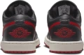 Кроссовки женские Nike AIR JORDAN 1 LOW черно-красные DC0774-061