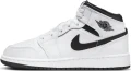 Кроссовки подростковые Nike AIR JORDAN 1 MID (GS) белые DQ8423-132