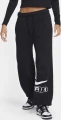 Спортивные штаны женские Nike AIR MID-RISE FLEECE JOGGERS черные FN1902-010