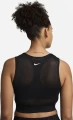 Топ женский Nike PRO MESH TANK черный FN7387-010