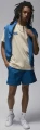 Футболка Nike JORDAN MBRAND SS JM STACK CREW бежевая FN6029-203