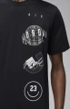 Футболка Nike M J BRAND LOGO STACK SS CRW черная FN6027-010