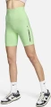 Велосипедки женские Nike W NK ONE DF HR SHRT GLS светло-зеленые FZ4873-376