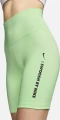 Велосипедки женские Nike W NK ONE DF HR SHRT GLS светло-зеленые FZ4873-376