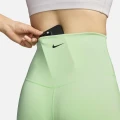 Велосипедки женские Nike W NK ONE DF HR SHRT GLS светло-зеленые FZ4873-376