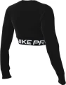Топ жіночий Nike PRO DF 365 CROP LS чорний FV5484-010