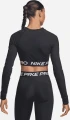 Топ жіночий Nike PRO DF 365 CROP LS чорний FV5484-010