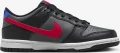 Кросівки підліткові Nike DUNK LOW GS SPIDER-MAN чорно-червоно-сині FV0373-001