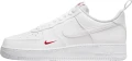Кросівки Nike AIR FORCE 1' 07 біло-червоні FZ7187-100
