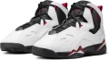 Кроссовки баскетбольные подростковые Nike JORDAN TRUE FLIGHT (GS) бело-черно-красные 343795-100