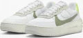 Кроссовки женские Nike AIR FORCE 1 PLT.AF.ORM бело-оливково-лимонные FJ4739-100