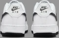 Кроссовки подростковые Nike AIR FORCE 1 (GS) бело-серебряно-черные DX9269-100