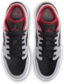 Кросівки підліткові Nike AIR JORDAN 1 LOW (GS) сіро-чорно-червоні 553560-060