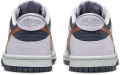 Кроссовки подростковые Nike DUNK LOW SE (GS) темно-сине-фиолетово-золотые DX1663-400