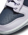Кроссовки подростковые Nike DUNK LOW SE (GS) темно-сине-фиолетово-золотые DX1663-400