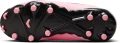 Бутсы детские Nike JR PHANTOM LUNA II ACADEMY FG/MG розовые FJ2603-600
