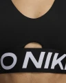 Топ жіночий Nike PRO INDY PLUNGE PADDED BRA BOLD чорний HF7324-010
