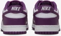 Кроссовки Nike DUNK LOW RETRO фиолетово-белые DV0833-107