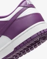 Кроссовки Nike DUNK LOW RETRO фиолетово-белые DV0833-107