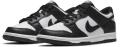 Кросівки підліткові Nike DUNK LOW (GS) чорно-білі CW1590-100