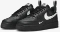 Кроссовки Nike AIR FORCE 1 07 LV8 UT черно-серебряные DX8967-001