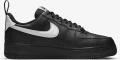 Кроссовки Nike AIR FORCE 1 07 LV8 UT черно-серебряные DX8967-001