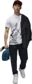Сумка через плечо Nike RISE CROSS BODY BAG синяя MA0887-U1R