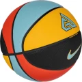 Баскетбольний м'яч Nike ALL COURT 2.0 8P G ANTETOKOUNMPO DEFLATED жовто-блакитно-червоно-чорний Розмір 7 N.100.4138.824.07