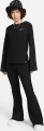Спортивні штани жіночі Nike W NSW RIB JRSY PANT чорні DV7868-010