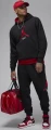 Спортивні штани Nike MJ ESS FLC BASELINE PANT чорно-червоні FD7345-013