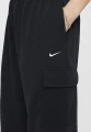 Спортивные штаны подростковые Nike G NSW DF FLC OVRSZDPANT DNCE черные FZ5550-010