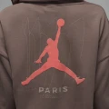 Худи женское Nike AIR JORDAN X PARIS SAINT-GERMAIN FLEECE коричневое DN3346-291
