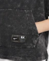 Худи подростковое Nike K NK COB FLC PO HOODIE WASH черное FZ5266-010