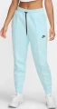 Спортивні штани жіночі Nike SPORTSWEAR TECH FLEECE MID-RISE JOGGERS блакитні FB8330-474