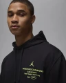 Худи Nike JORDAN SPORT DRI-FIT GFX FLEECE PULLOVER HOODIE черно-салатовое FV8610-010