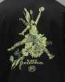 Худи Nike JORDAN SPORT DRI-FIT GFX FLEECE PULLOVER HOODIE черно-салатовое FV8610-010