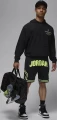 Худи Nike JORDAN SPORT DRI-FIT GFX FLEECE PULLOVER HOODIE черно-салатовое FV8610-010
