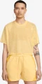 Футболка жіноча Nike W NSW AIR AOP MESH SS CROP TOP жовта DV8245-795