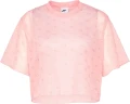 Футболка жіноча Nike W NSW AIR AOP MESH SS CROP TOP коралова DV8245-611