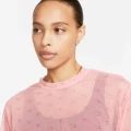 Футболка жіноча Nike W NSW AIR AOP MESH SS CROP TOP коралова DV8245-611