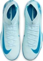 Футзалки (бампы) Nike MERCURIAL ZOOM SUPERFLY 10 ACADEMY IC голубые FQ8332-400