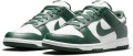 Кроссовки Nike DUNK LOW RETRO темно-зелено-белые DD1391-101