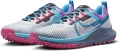 Кросівки для трейлраннінгу Nike REACT PEGASUS TRAIL 4 SE світло-сіро-синьо-рожеві FB7182-001